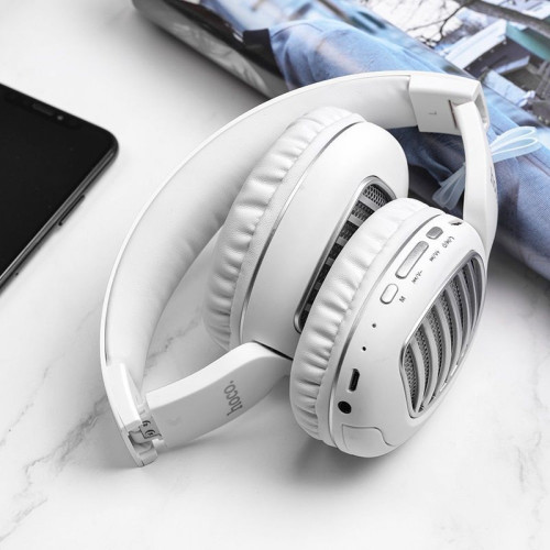 Наушники Bluetooth Hoco W23 Brilliant Sound (White)
