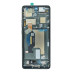 Дисплей для Motorola XT2401 Moto Edge 50 Ultra з тачскріном в рамці (Forest Grey) (Original)