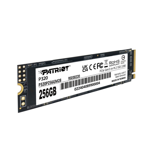 SSD-накопитель Patriot P320 256GB M.2 2280 NVMe