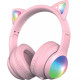 Навушники Bluetooth Proove Kids LumiCat (APP) (Pink)