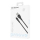 Кабель Proove Soft Silicone USB-A – Micro-USB (1 м · 12W · 2.4A) (Black)