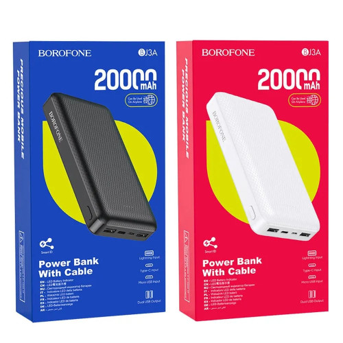 Повербанк Borofone BJ3A (20000 mAh) (Black)