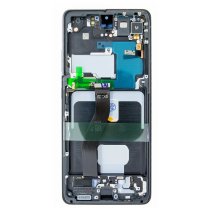 Дисплей для Samsung G998 Galaxy S21 Ultra с тачскрином в рамке (Black) (Original)