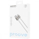 Кабель Proove Dense Metal USB-A – Type-C (2 м · 12W · 2.4A) (White)