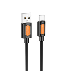Кабель Borofone BX114 Structure USB-A – Type-C (1 м · 15W · 3A) (Black)