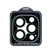 Защитное стекло камеры GERMES для Apple iPhone 14 Pro (Green)