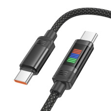 Кабель Hoco U126 Type-C – Type-C (1.2 м · 100W · 3A) (Black)