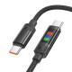 Кабель Hoco U126 Type-C – Type-C (1.2 м · 100W · 3A) (Black)