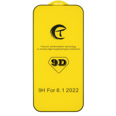 Защитное стекло CT 9D для Apple iPhone 14 Pro (Full Glue) (Black)