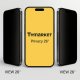 Защитное стекло 5S UHD Privacy 26° для Apple iPhone 17 Pro Max (Full Glue) (Black)