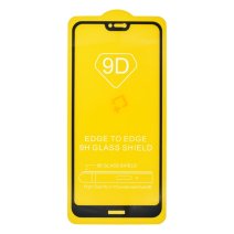 Защитное стекло в тех упаковке для Nokia 7.1 (Full Glue) (0.3 мм, 2.5D) (Black)