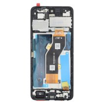 Дисплей для Infinix Smart 8 с тачскрином в рамке (Black) (Original Used) (ver. DPT)