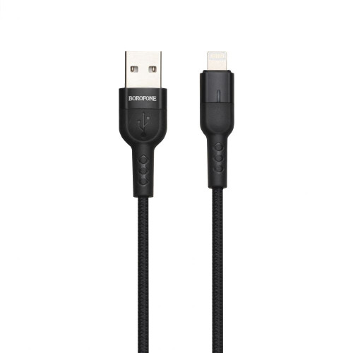 Кабель Borofone BU17 Starlight USB-A – Lightning (1.2 м · 12W · 2.4A) (Black)