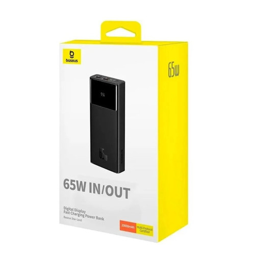 Повербанк Baseus Star-Lord Digital 30W (20000 mAh) (Black)
