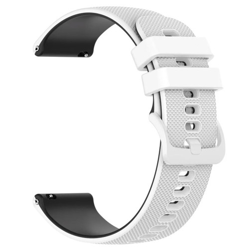 Ремешок универсальный 20 мм Ribby для Amazfit, Samsung, Huawei (White)
