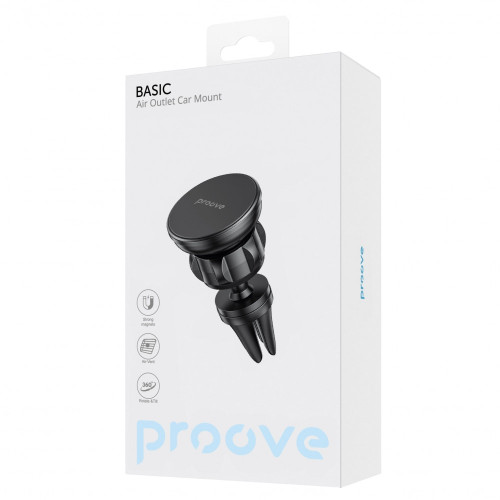 Автодержатель Proove Basic Air Outlet Car Mount (Black)