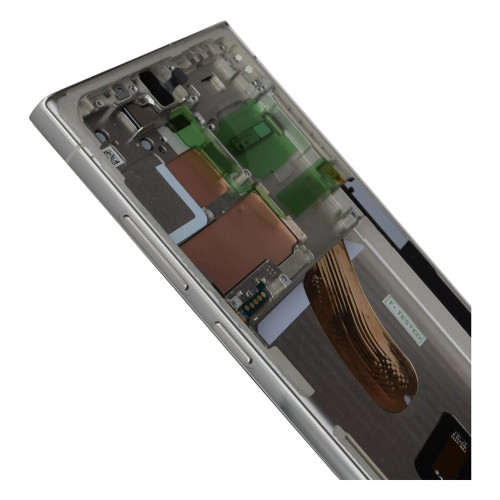 Дисплей для Samsung S918 Galaxy S23 Ultra з тачскріном в рамці (Beige) (Original Assembled)