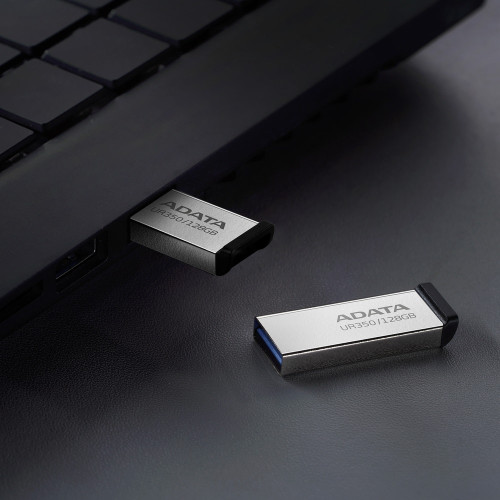 Флешка ADATA UR 350 128GB USB 3.2 (Black/Silver)