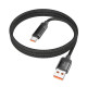 Кабель Hoco U126 USB-A – Type-C (1.2 м · 27W · 2.4A) (Black)