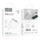 Сетевое зарядное устройство Hoco C115A USB-A+2xUSB-C (65W · 3A) (White)