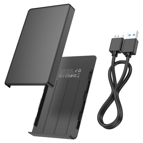 Зовнішній карман HOCO 2.5 SATA Micro USB 3.0 HDD/SSD HB46 black