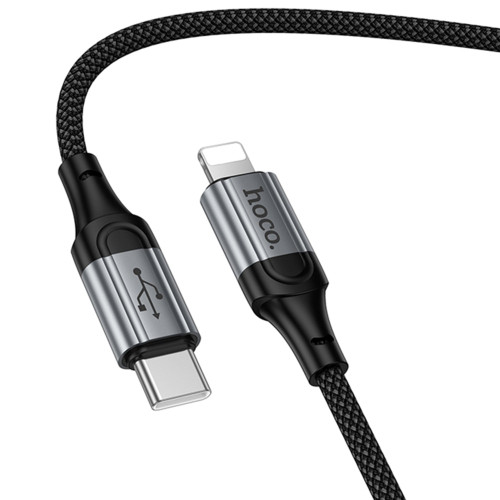 Кабель Hoco X121 Type-C – Lightning (1.5 м · 27W · 3A) (Black)