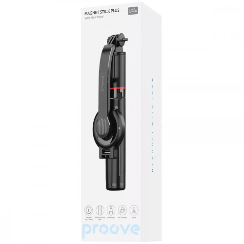 Селфі-палка з триногою Proove Magnet Stick Plus 1 м (Black)
