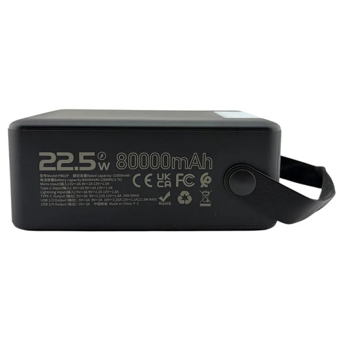 Повербанк Gerlax P802P 22.5W (80000 mAh) (Black)