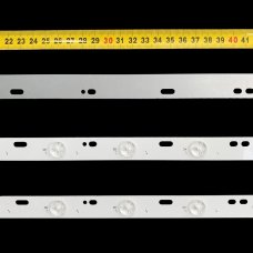 Пряма підсвітка для телевізора Bravis 32″ B45801 (3 планки по 570 мм, 10 LED, лінза 13 мм, 3 В)