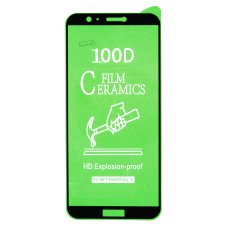 Захисна плівка Ceramic для Huawei P Smart (2017) (Full Glue) (Black)