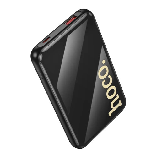 Повербанк Hoco Q37 22.5W+PD20W с кабелем C и L (10000 mAh) (Black)