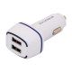 Автомобильное зарядное устройство Borofone BZ14 2xUSB-A (12W · 2.4A) с кабелем USB-A – Lightning (White)