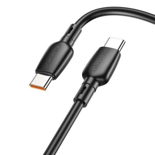 Кабель Borofone BX93 Type-C – Type-C (1 м · 100W · 3A) (Black)