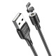 Кабель Hoco X52 Sereno Magnetic USB-A – Lightning (1 м · 12W · 2.4A) (Black)