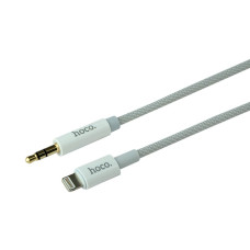 Аудиокабель AUX Hoco UPA19 Lightning – 3.5 мм (1 м) (Silver)