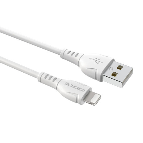 Кабель Borofone BX51 USB-A – Lightning (1 м · 12W · 2.4A) (White)