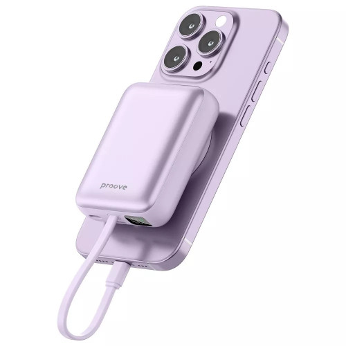 Повербанк Proove Neutron Magnetic 22.5W (10000 mAh) (Purple)