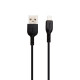 Кабель Hoco X13 USB-A – Lightning (1 м · 12W · 2.4A) (Black)