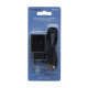Мережевий зарядний пристрій Borofone BA20A USB-A (10.5W · 2.1A) з кабелем USB-A – Lightning (Black)