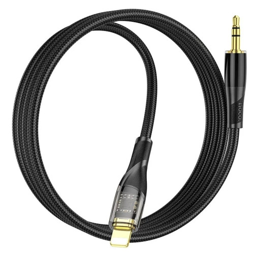 Аудиокабель AUX Hoco UPA25 Lightning – 3.5 мм (1 м) (Black)