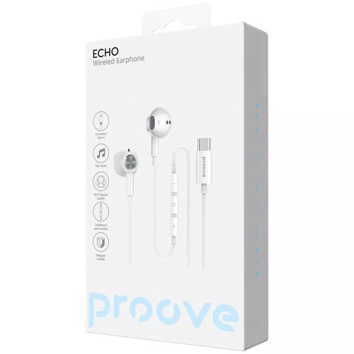Навушники Proove Echo Type-C white
