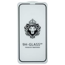 Захисне скло Lion для Apple iPhone 13 (Full Glue) (0.3 мм, 2.5D) (Black)