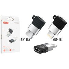 Переходник OTG XO NB149B Micro-USB – Lightning (Black)