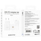 Сетевое зарядное устройство Borofone BA82A USB-C (25W · 3A) с кабелем Type-C – Lightning (White)