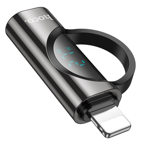 Переходник Hoco UA32 Lightning штекер – Type-C (Black)
