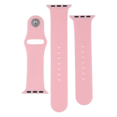 Ремінець для Apple Watch 38/40/41 мм Band Silicone, 2 шт (Light Pink)