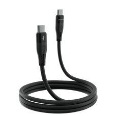Кабель Proove Soft Silicone Type-C – Type-C (1 м · 60W · 3A) (Black)