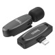 Бездротовий петличний мікрофон Hoco L15 Lightning (Black)