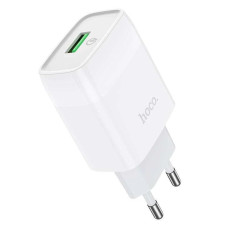Сетевое зарядное устройство Hoco C72Q USB-A (18W · 3A) (White)