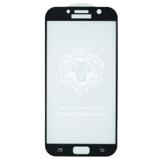 Захисне скло Lion для Samsung A720 Galaxy A7 (2017) (Full Glue) (0.3 мм, 2.5D) (Black)
